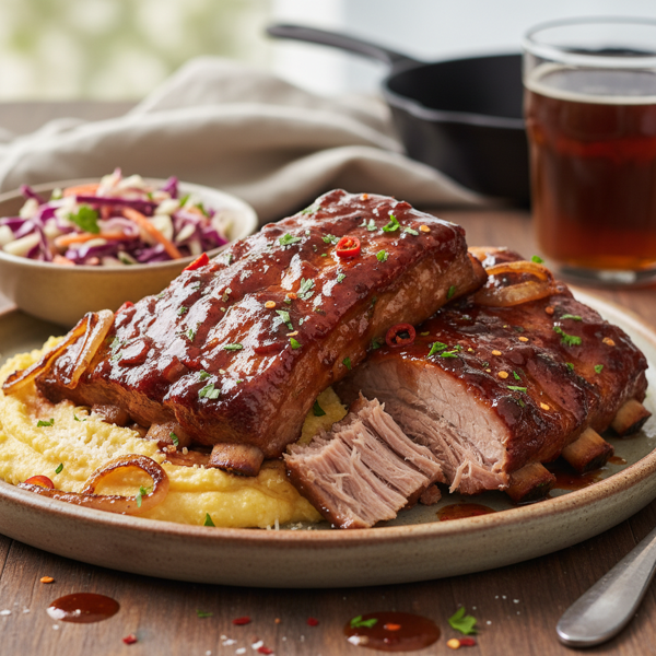 Savory Slow-Cooked Country Style Pork Ribs recipe