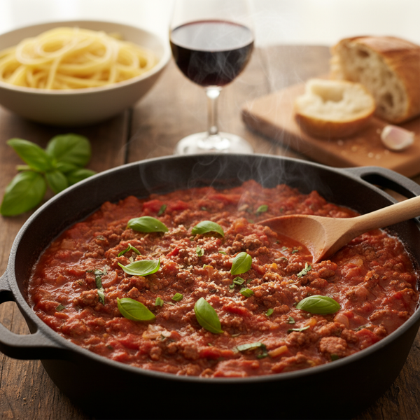 Savory Slow-Cooked Italian Spaghetti Sauce recipe