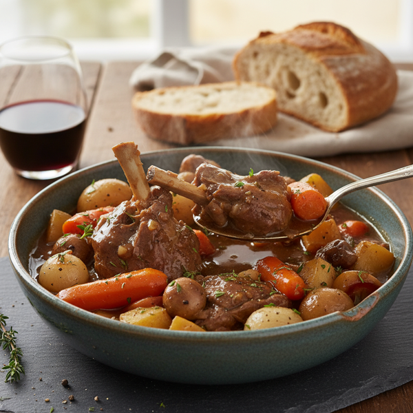 Savory Slow-Cooked Lamb Neck Stew recipe