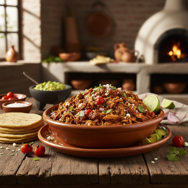 Savory Slow-Cooked Mexican Shredded Chicken recipe