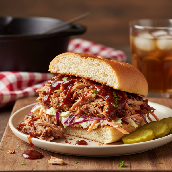 Savory Slow-Cooked Pulled Pork Sandwiches recipe
