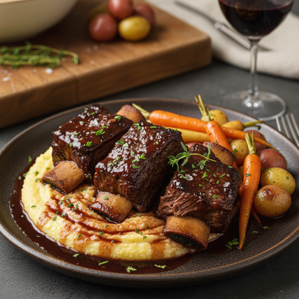 Savory Slow-Cooked Short Ribs recipe