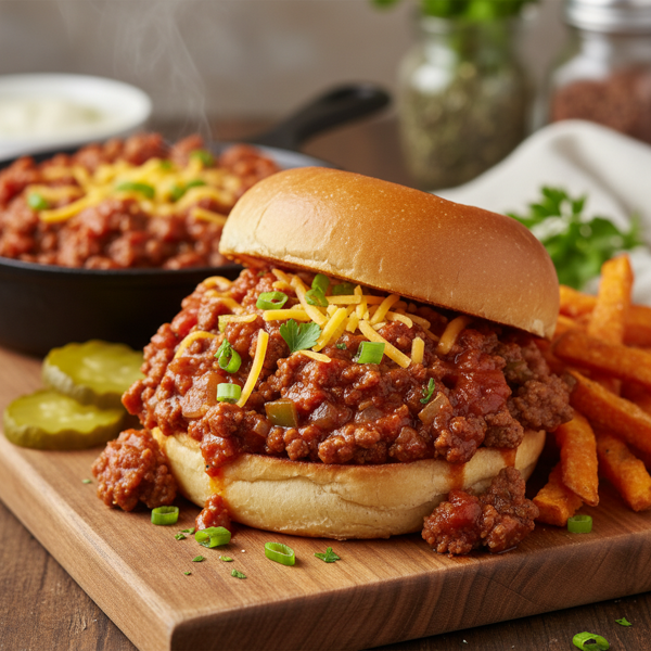 Savory Slow-Cooked Sloppy Joes recipe