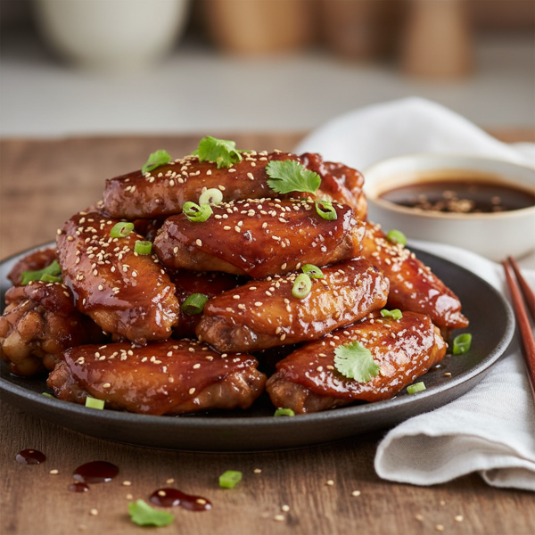 Savory Slow-Cooked Teriyaki Wings recipe