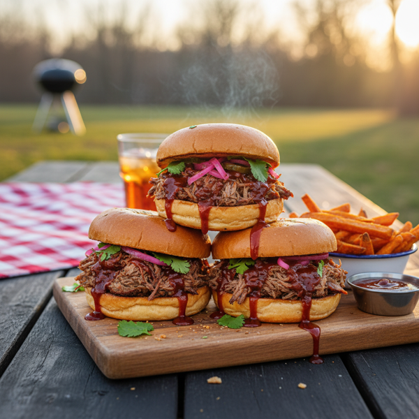 Savory Slow-Cooked Texas BBQ Beef Sandwiches recipe