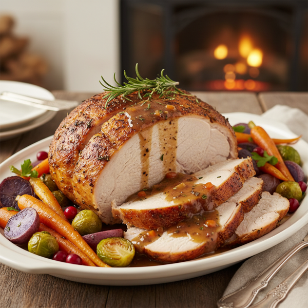 Savory Slow-Cooked Turkey Breast recipe