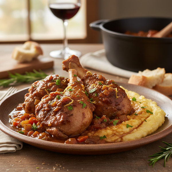 Savory Slow-Cooked Turkey Osso Bucco recipe