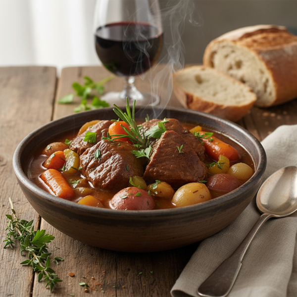 Savory Slow Cooker Beef Stew recipe