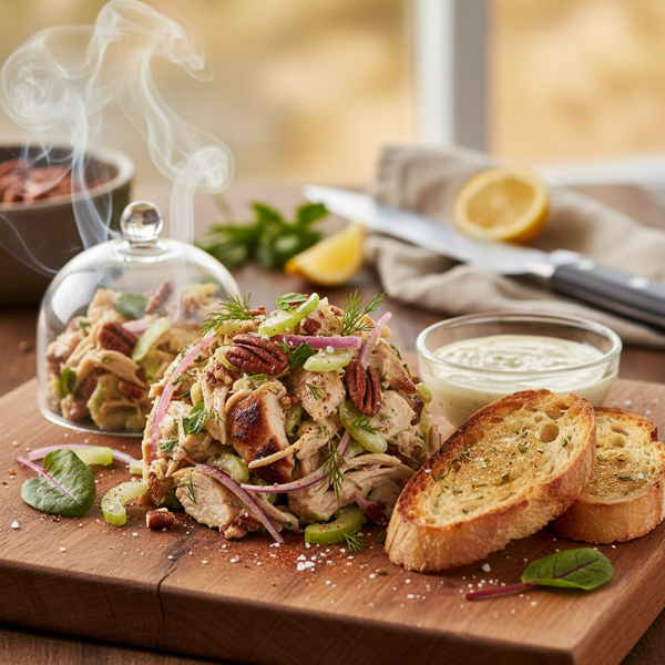 Savory Smoked Chicken Salad Delight recipe