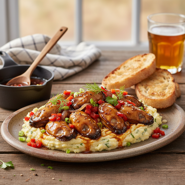 Savory Smoked Oyster Delight recipe