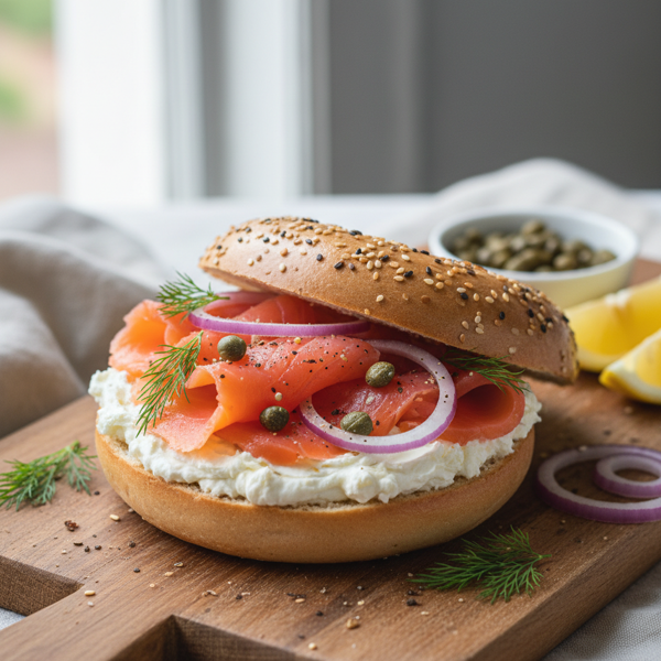 Savory Smoked Salmon Cream Cheese Delight recipe