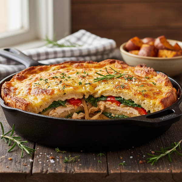 Savory Smoked Turkey Sandwich Bake recipe