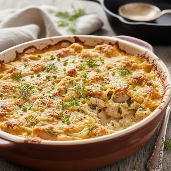 Savory Sour Cream Chicken Bake recipe