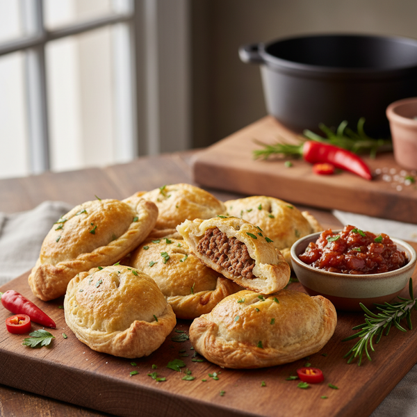 Savory South African Meat Parcels recipe