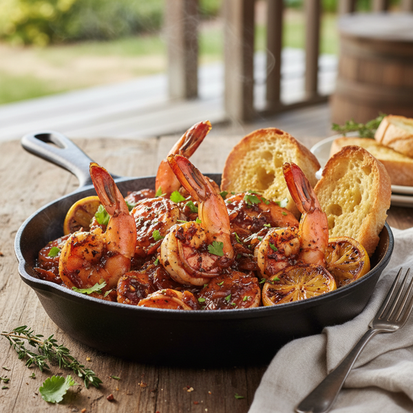 Savory Southern BBQ Shrimp recipe