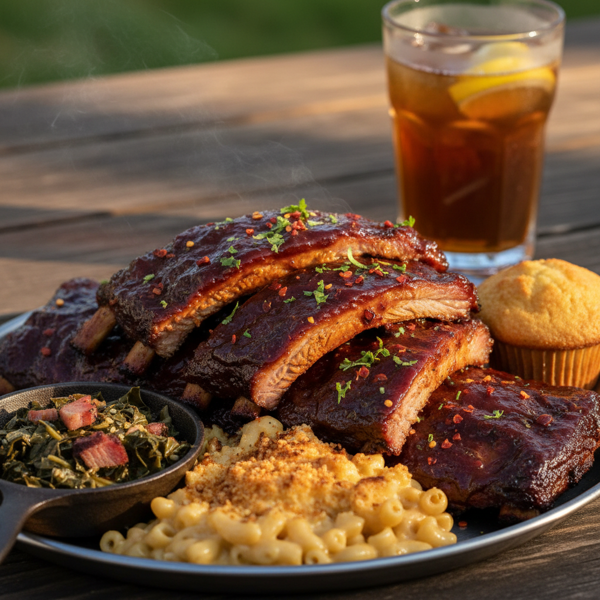 Savory Southern Barbecue Ribs recipe