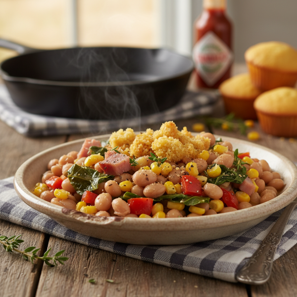 Savory Southern Crowder Peas Medley recipe