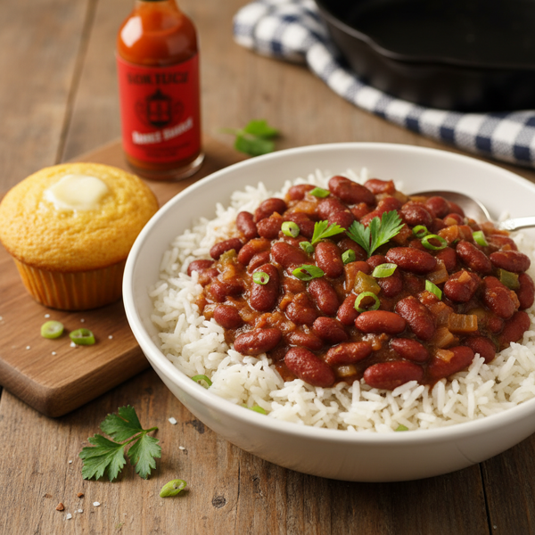 Savory Southern Red Beans & Rice recipe