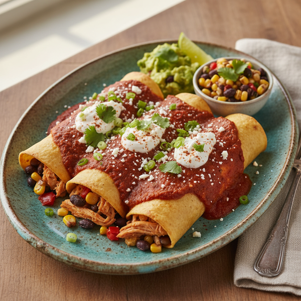 Savory Southwest Enchiladas recipe
