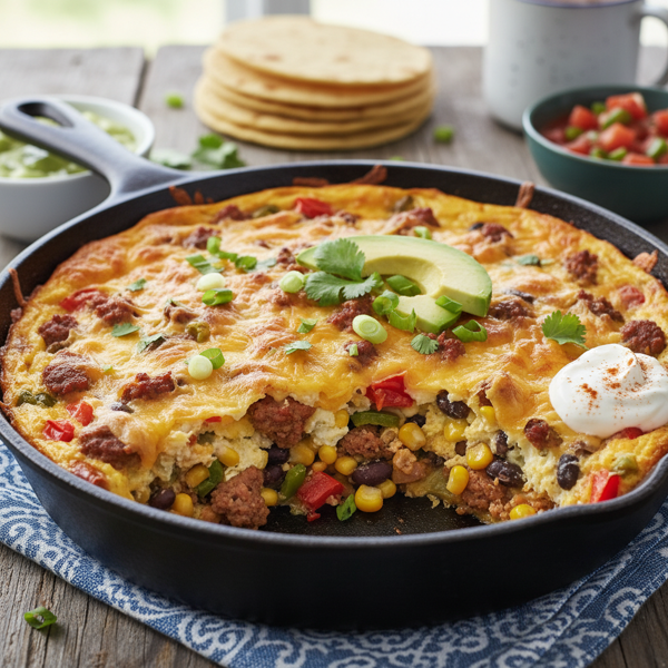 Savory Southwestern Breakfast Bake recipe
