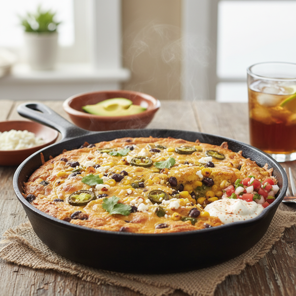 Savory Southwestern Cornbread Bake recipe