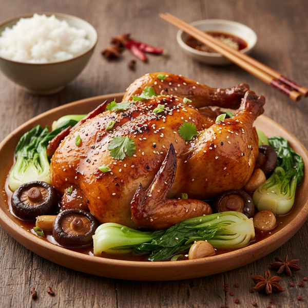 Savory Soy-Braised Chicken Delight recipe