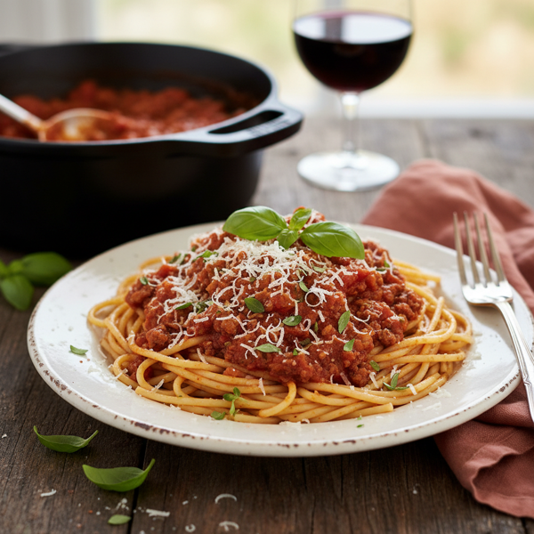Savory Spaghetti Bolognese Delight recipe