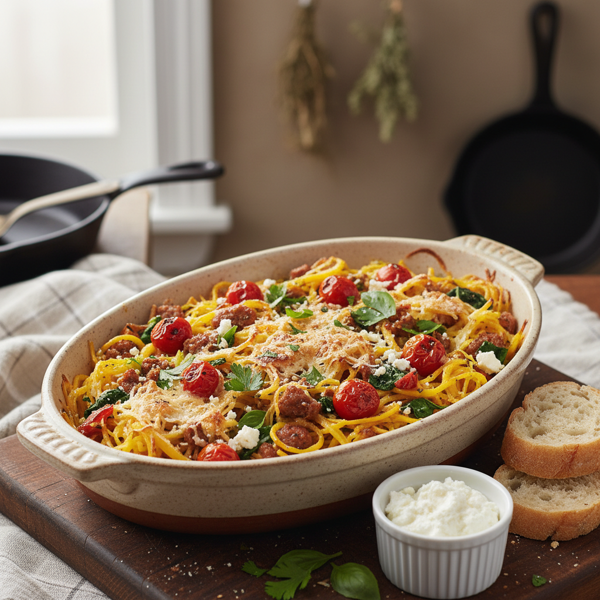 Savory Spaghetti Squash Delight recipe