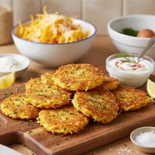 Savory Spaghetti Squash Fritters recipe