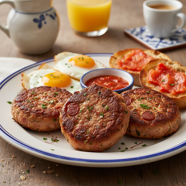 Savory Spanish Breakfast Sausage Patties recipe