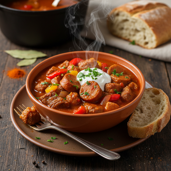 Savory Speedy Goulash Delight recipe