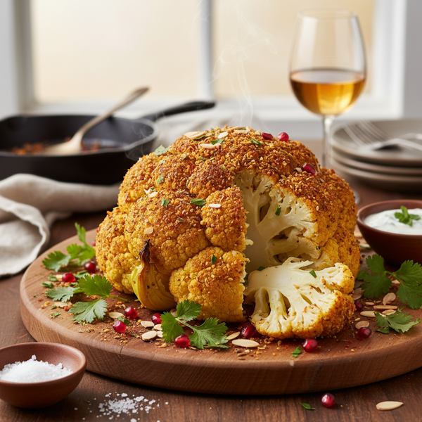 Savory Spiced Cauliflower Roast recipe