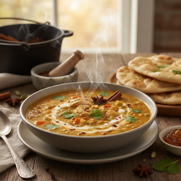 Savory Spiced Chicken Mulligatawny recipe