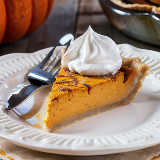 Savory Spiced Pumpkin Custard Pie recipe