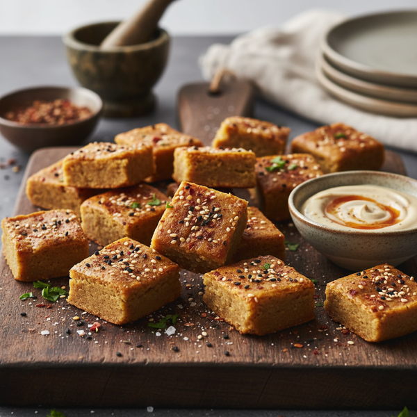 Savory Spiced Tahini Chews recipe