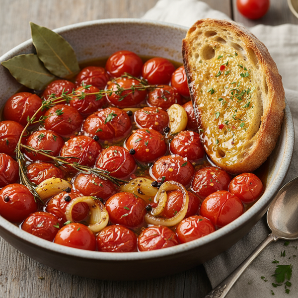 Savory Spiced Tomato Confit recipe