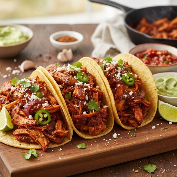 Savory Spicy Jackfruit Tacos recipe