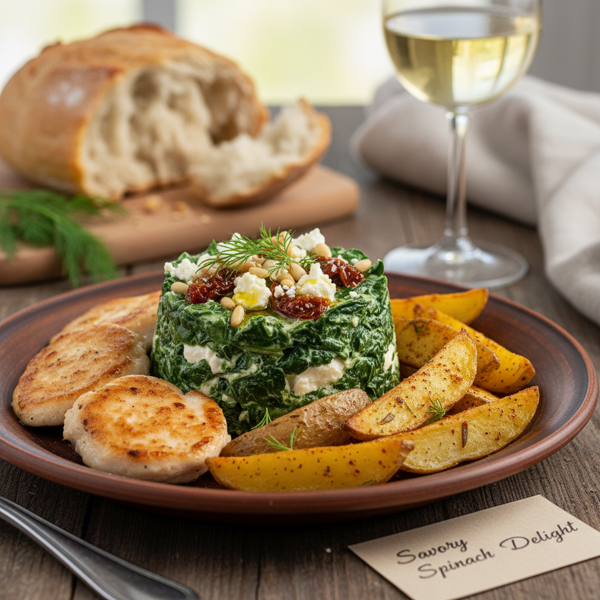 Savory Spinach Delight recipe