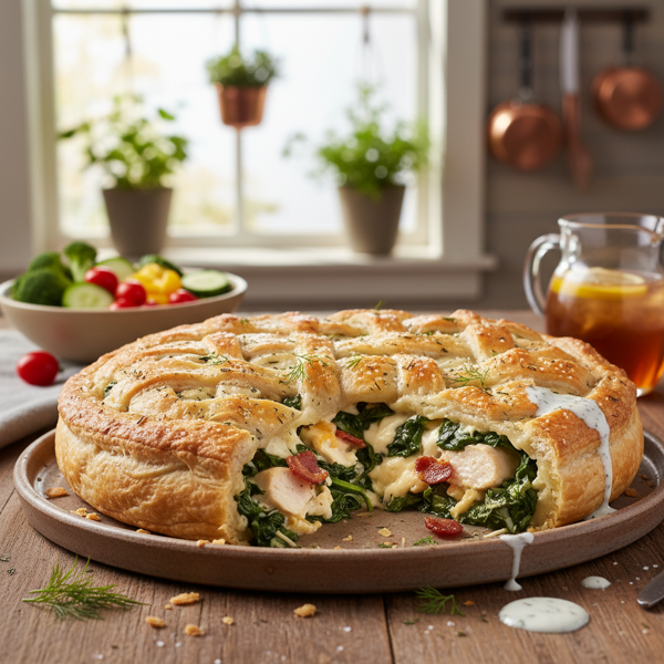 Savory Spinach Ranch Delight recipe