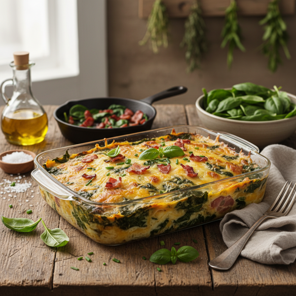 Savory Spinach and Bacon Delight recipe