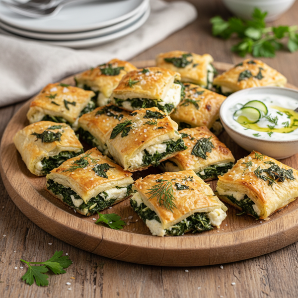 Savory Spinach and Herb Bites recipe
