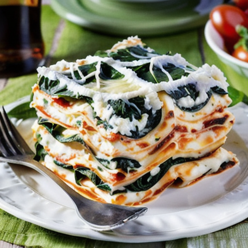 Savory Spinach and Ricotta Lasagna Rolls recipe