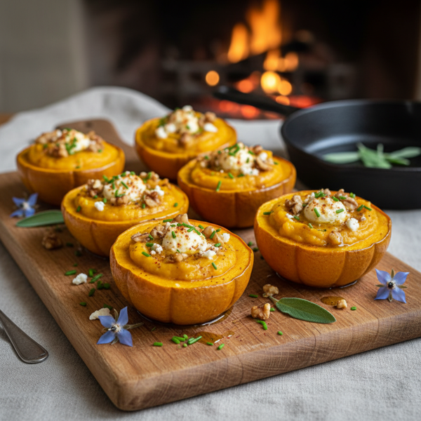 Savory Squash Delight Cups recipe