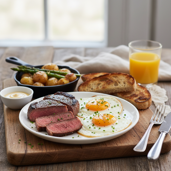 Savory Steak and Eggs Delight recipe