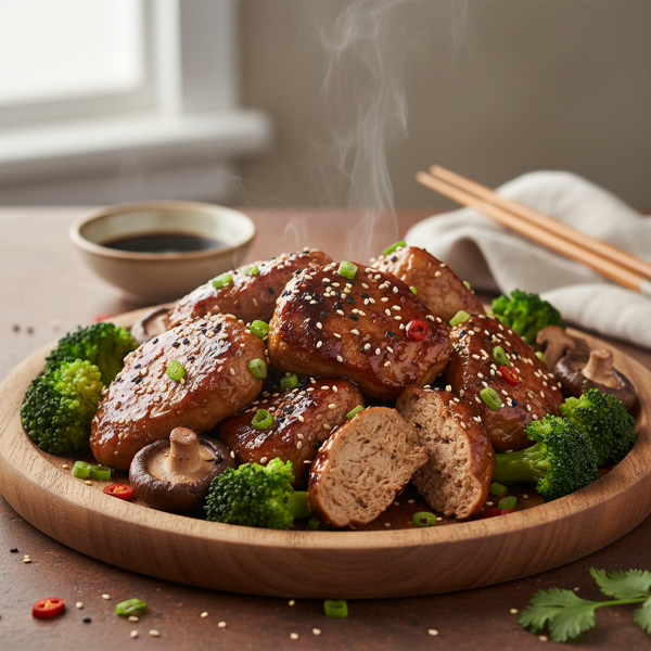 Savory Steamed Seitan Delights recipe