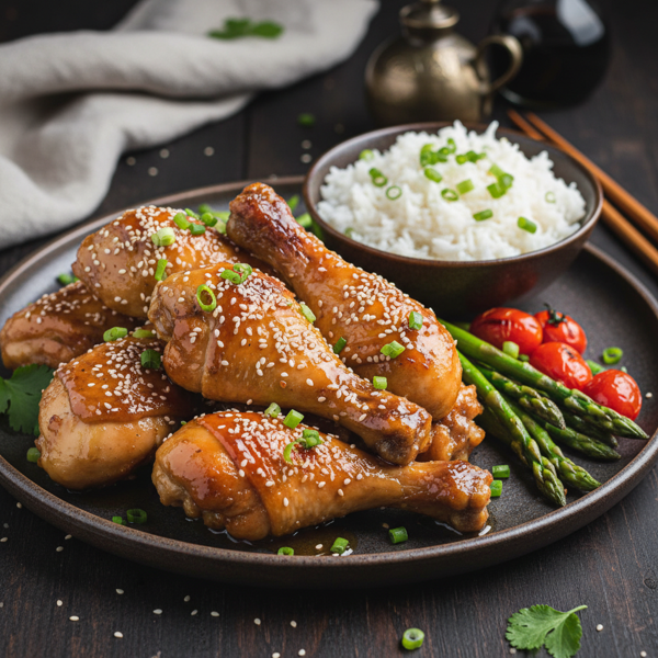 Savory Sticky Chicken Delight recipe