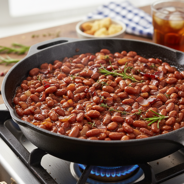 Savory Stovetop Sweet Baked Beans recipe