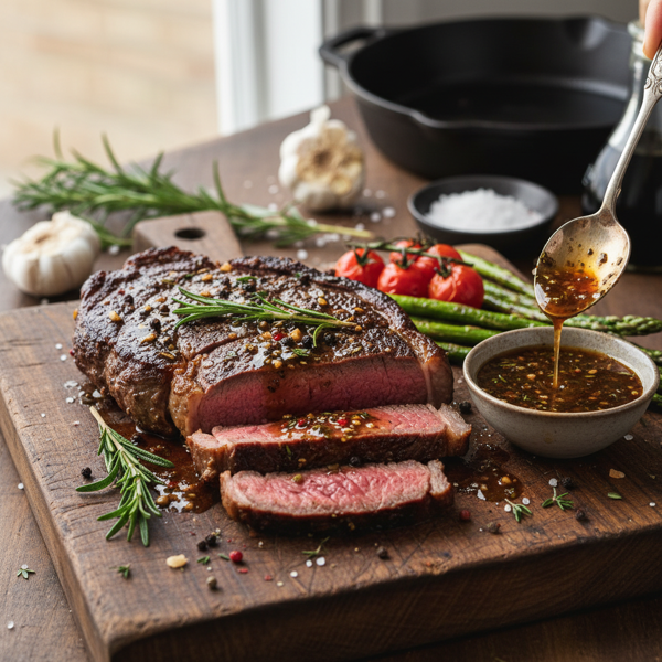 Savory Strip Loin Steak Marinade recipe