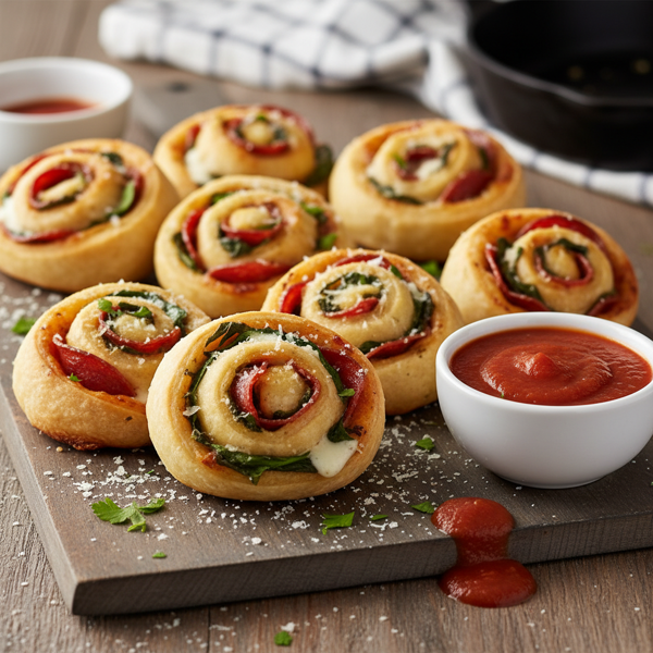 Savory Stromboli Bites recipe