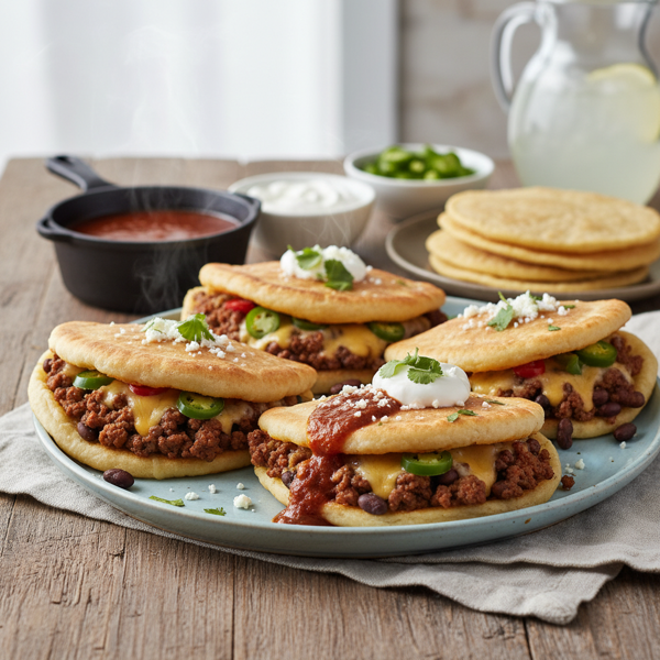 Savory Stuffed Sopapillas recipe